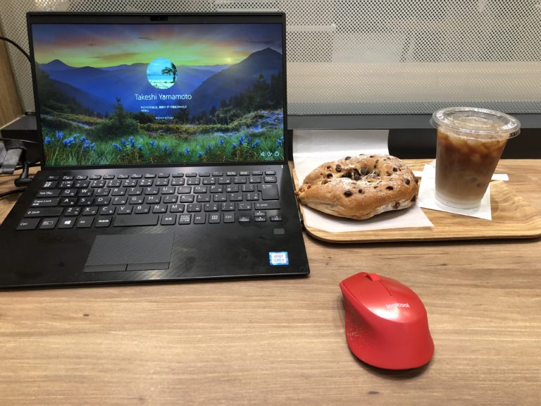 PCと間食